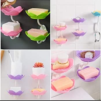 Double Flower Soap Tray
