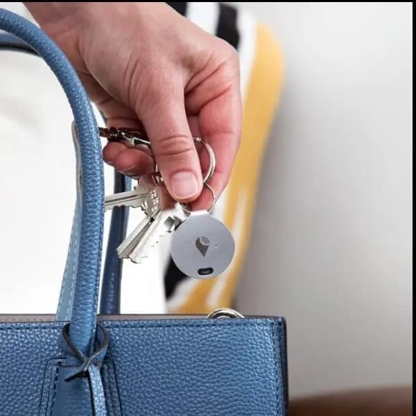 TrackR bravo  Bluetooth Tracking Device. Item Tracker. Phone Finder. iOS/Android Compatible. Generation 3, Silver