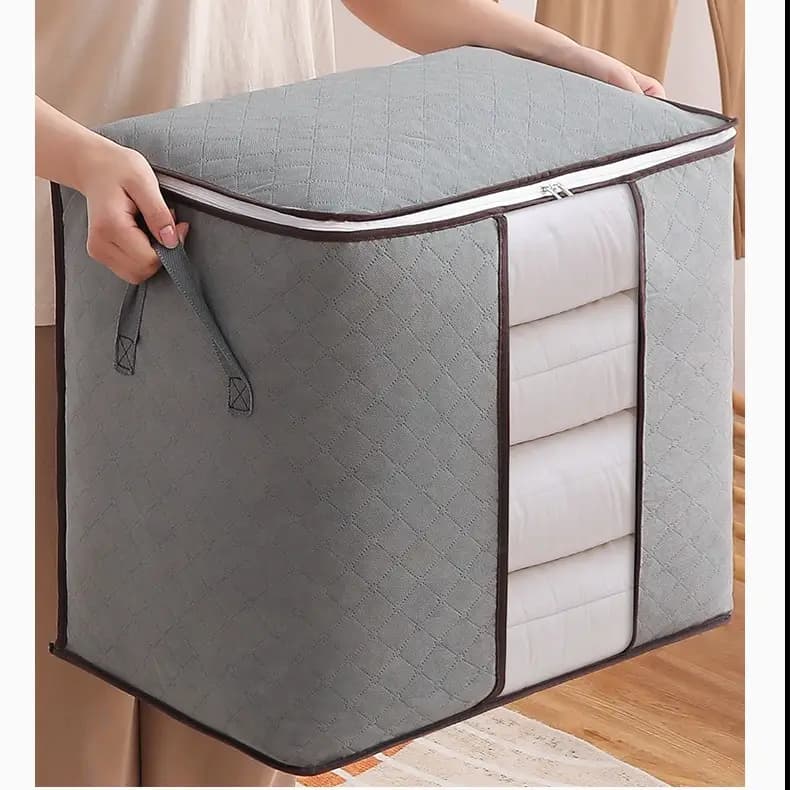 3PCS Thickened Non-woven Multi-functional Storage Bag Clothes Quilt Storage Bag Moving Packing Luggage Bag High Capacity