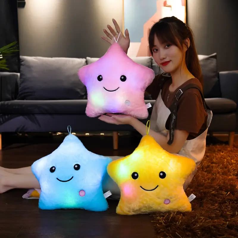 Luminous Star Led Light Plush Pillow