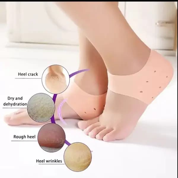 Heel Anti Crack Silicone Socks