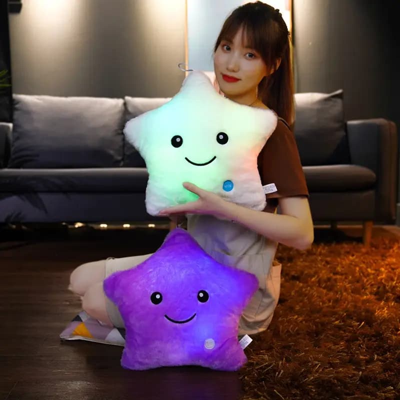 Luminous Star Led Light Plush Pillow