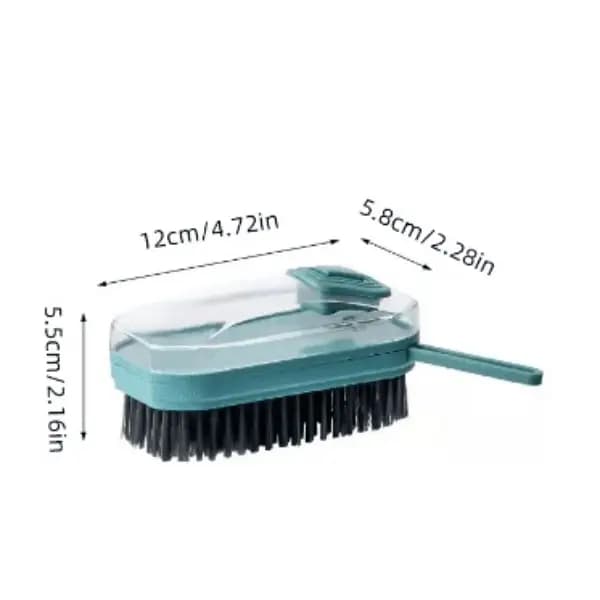 Hydraulic Cleaning Brush Portable Plastic Clothes Shoes Laundry Brush Soap Dispenser Dish Washing Soft Brushes Cleaning Tools