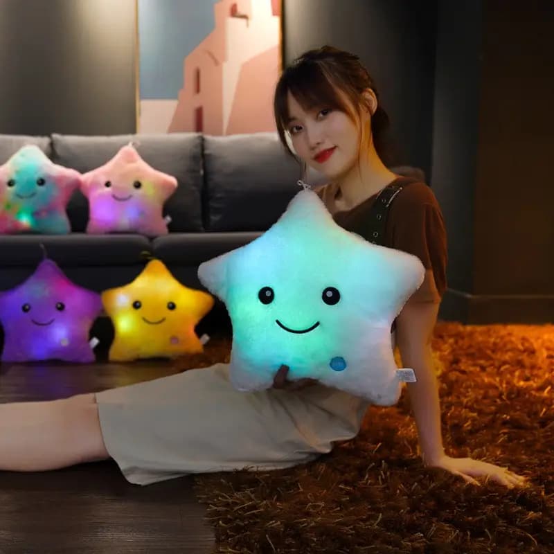 Luminous Star Led Light Plush Pillow