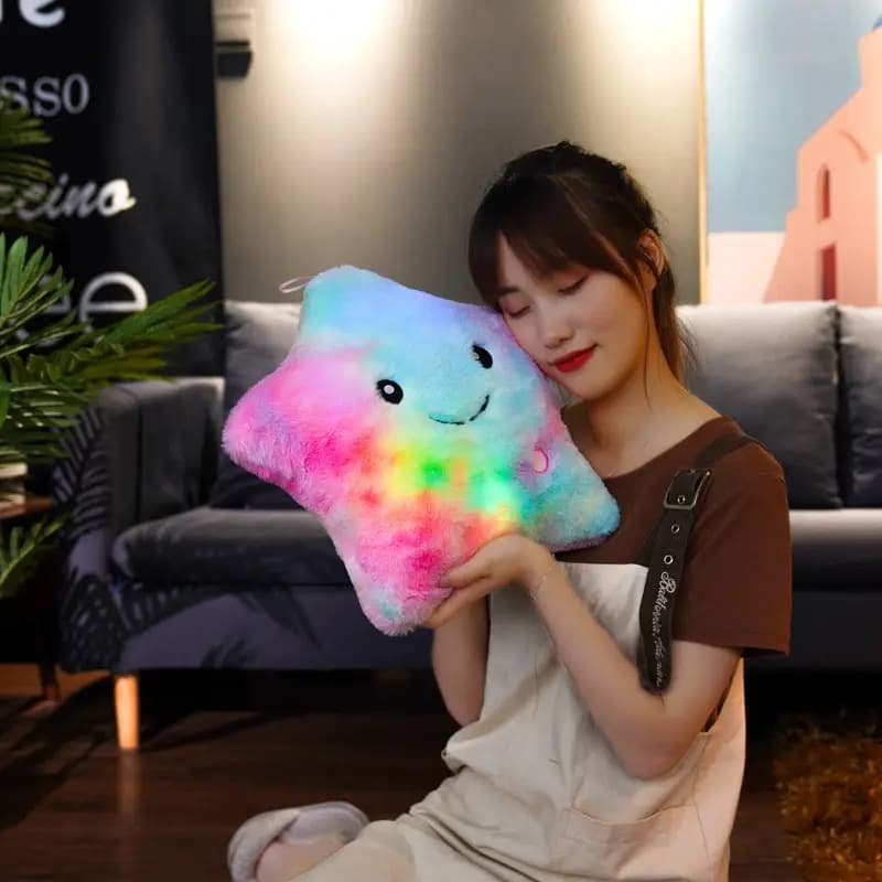 Luminous Star Led Light Plush Pillow