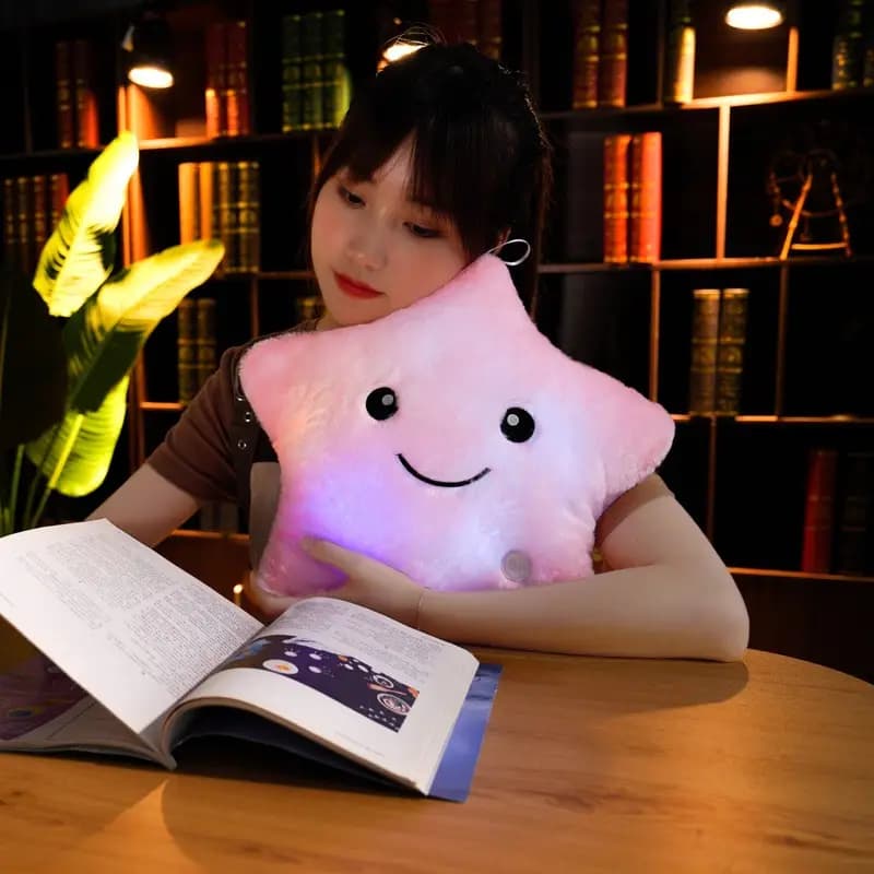 Luminous Star Led Light Plush Pillow