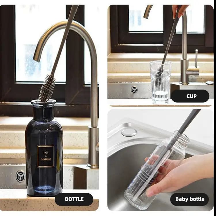 Silicone Bottle/Glass/Cup/Feeder Cleaning Brush