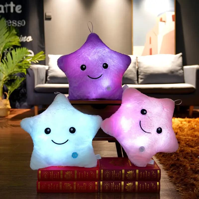 Luminous Star Led Light Plush Pillow