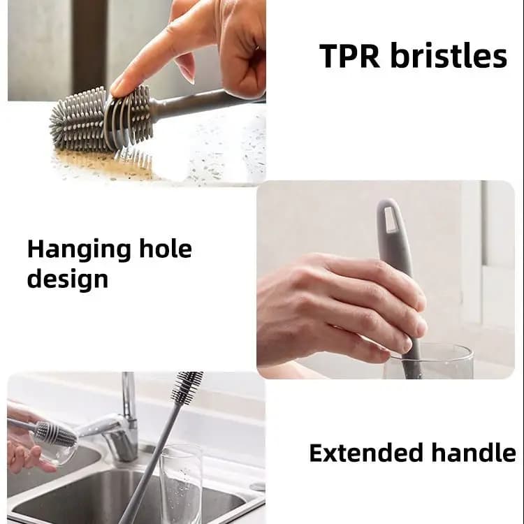 Silicone Bottle/Glass/Cup/Feeder Cleaning Brush